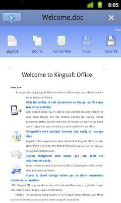   Kingsoft Office  