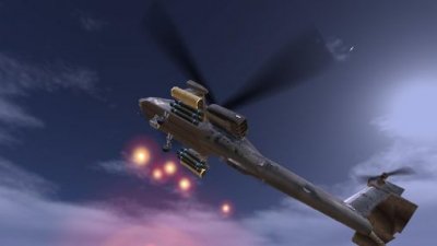 Воздушный бой (Gunship battle)