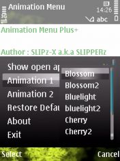  : Animation menu plus+