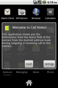   : Call Notes