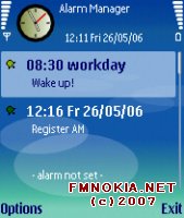 Smartbian Alarm Manager v1.2.4 S60v3 OS 9.1
