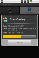   : Bluetooth File Transfer -    Bluetooth